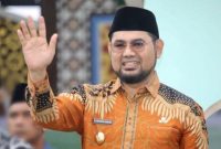 Bupati Halmahera Selatan, Hasan Ali Basam Kasuba. Rabu, (23/09/26). Dok. Istimewah