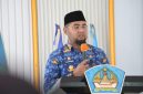 Bupati Halmahera Selatan, Hasan Ali Bassam Kasuba, saat membuka Pelatihan Pengenalan dan Pembinaan Penanganan Kasus KDRT dan Kekerasan Anak bagi Dai dan Mubalig Desa se-Kabupaten Halmahera Selatan di Aula Kantor Dinas Pendidikan Halsel. Kamis (24/9/2026). Dok. Ian