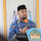 Bupati Halmahera Selatan, Hasan Ali Bassam Kasuba, saat membuka Pelatihan Pengenalan dan Pembinaan Penanganan Kasus KDRT dan Kekerasan Anak bagi Dai dan Mubalig Desa se-Kabupaten Halmahera Selatan di Aula Kantor Dinas Pendidikan Halsel. Kamis (24/9/2026). Dok. Ian