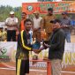 Foto Bupati Halmahera Selatan Hasan Ali Bassam Kasuba saat menutup Turnamen Pemuda Cup I 2026 di Desa Kukupang. Selasa (29/09/26). Dok. Ian
