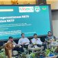 Sosialisasi Permenhut Nomor 8 Tahun 2026 terkait RKTN Oleh Direktur Rencana Perubahan Kawasan Hutan dan Pembentukan Wilayah Pengelolaan Hutan, Direktorat Jenderal Planologi Kehutanan Kementerian Kehutanan RI bersama Dinas Kehutanan Provinsi Maluku Utara yang berlangsung di Bela Hotel Ternate. Kamis, (17/09/26). Dok. Agis