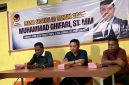 Anggota DPRD Kota Ternate dari Partai NasDem, Muhammad Ghifari Bopeng, saat melaksanakan reses di Kelurahan Fitu. Rabu (16/9/2026). Dok. Arif