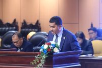 Anggota DPD RI dari daerah pemilihan Maluku Utara, Hasby Yusuf, menyoroti alokasi anggaran untuk daerah dalam RAPBN Tahun Anggaran 2027 saat menyampaikan pertimbangan resmi atas RUU APBN 2027 dalam Sidang Paripurna Luar Biasa ke-2 DPD RI di Jakarta. Rabu, (16/09/26). Dok. Istimewah
