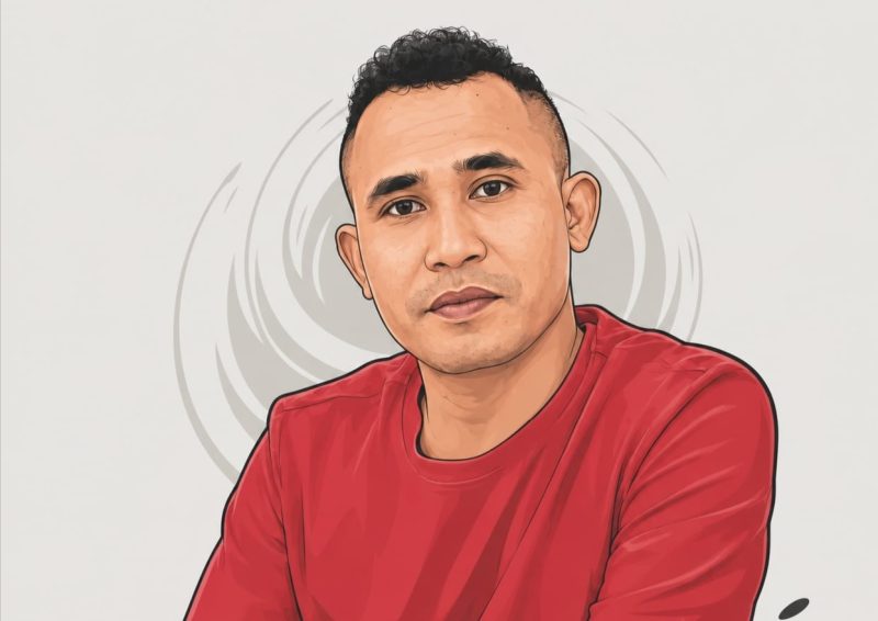 Direktur Pelta Malut, Maruf Majid. Senin, (21/09/26). Dok. Istimewah