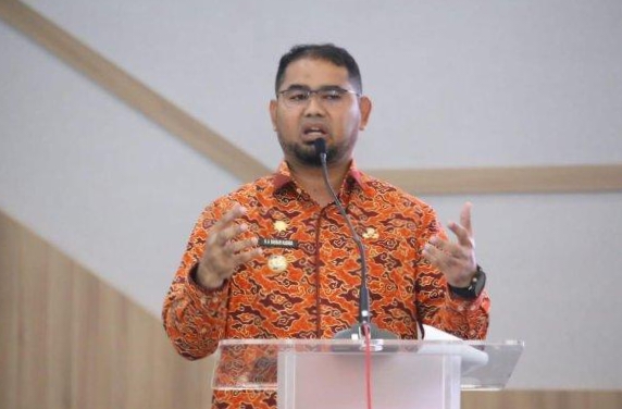 Bupati Halmahera Selatan,Hasan Ali Basam Kasuba. Selasa, (22/09/26). Dok. Istimewah