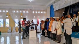 Kegiatan pengukuhan dan pelantikan IKT Kabupaten Halmahera Timur periode 2026–2030 resmi dikukuhkan dan dilantik. Prosesi tersebut berlangsung di Aula Kantor Camat Wasile, Desa Cemara Jaya, Kecamatan Wasile. Selasa. (23/9/2026). Dok. M. Dzarik