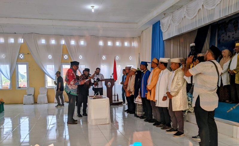 Kegiatan pengukuhan dan pelantikan IKT Kabupaten Halmahera Timur periode 2026–2030 resmi dikukuhkan dan dilantik. Prosesi tersebut berlangsung di Aula Kantor Camat Wasile, Desa Cemara Jaya, Kecamatan Wasile. Selasa. (23/9/2026). Dok. M. Dzarik