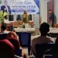 Anggota DPRD Provinsi Maluku Utara, Husni Bopeng, yang juga Wakil ketua II, reses di Kelurahan Tarau, Kecamatan Ternate Utara, Jumat (25/9/2026). Dok. Wan