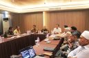 Pemprov Malut audiensi National Paralympic Committee Indonesia (NPCI) Pusat bersama NPCI Provinsi Maluku Utara di Lantai 3 Hotel Bela. Senin (14/9/2026). Dok. Humas 