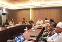 Pemprov Malut audiensi National Paralympic Committee Indonesia (NPCI) Pusat bersama NPCI Provinsi Maluku Utara di Lantai 3 Hotel Bela. Senin (14/9/2026). Dok. Humas 