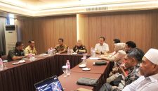 Pemprov Malut audiensi National Paralympic Committee Indonesia (NPCI) Pusat bersama NPCI Provinsi Maluku Utara di Lantai 3 Hotel Bela. Senin (14/9/2026). Dok. Humas