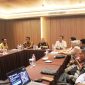 Pemprov Malut audiensi National Paralympic Committee Indonesia (NPCI) Pusat bersama NPCI Provinsi Maluku Utara di Lantai 3 Hotel Bela. Senin (14/9/2026). Dok. Humas 