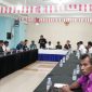 DKP Provinsi Maluku Utara bersama Ditjen PSDKP KKP RI menggelar Rapat Evaluasi dan Koordinasi Pengawasan Sumber Daya Kelautan dan Perikanan di Kantor PPN Bastiong, Ternate,.Rabu (16/9/2026). Dok. Humas Pemprov Malut