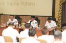 Renkas dipimpin langsung oleh Sekretaris Daerah Provinsi Maluku Utara, Drs. Samsuddin A. Kadir, bersama OPD dan PPATK bertempat di Ruang VIP Bandara Sultan Babullah, Rabu (23/09/26). Dok. Humas ADPIM