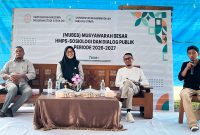 Kegiatan Musyawarah Besar (Mubes) XI dan dialog publik HMPS Sosiologi UMMU di Kampus B UMMU, Ternate, Senin (26/10/2026). Dok. Istimewa.