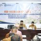 Bupati Halsel, Hasan Ali Bassam Kasuba, membuka Focus Group Discussion (FGD) I RDTR dan Konsultasi Publik I Kajian Lingkungan Hidup Strategis (KLHS) RDTR Kabupaten Halmahera Selatan di Hotel Obama Labuha, Senin (5/10/2026). Dok. Ian. 