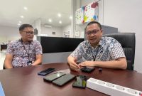 Manager Bisnis Mikro Bank BRI , M.Rizal Zainuddin, saat ditemui di ruang kerja. Rabu, (07/10/26). Dok. Agis.