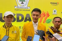 Bakal calon Ketua DPD II Partai Golkar Kota Ternate, Ardian Idham. Senin, (12/10/26). Dok. Agis. 