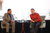 Kepala Badan Pengawas Obat dan Makanan (BPOM) RI Prof. dr. Taruna Ikrar, M.Biomed, Ph.D., dalam forum eksklusif India Indonesia Chamber of Commerce (IndCham) bertajuk Indonesia’s Regulatory Direction for Pharmaceuticals, Food & Healthcare, di Hotel Ritz Carlton, Mega Kuningan. Rabu (14/10/26). Dok. Istimewa.