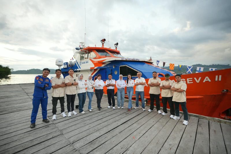 PT BRI (Persero) Tbk atau BRI terus memperluas akses layanan perbankan bagi masyarakat di wilayah kepulauan melalui Kapal Teras Bahtera Seva II. Jumat, (23/10/26). Dok. Istimewa. 