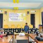 Kabid Pemdes, Edi Septiagus Rajab, Gagas dan sosialisasi kepada sepuluh desa sebagai lokus awal melalui inovasi aplikasi Si Manis yang berlangsung di Desa Soagimalaha, Kecamatan Kota Maba, Sabtu (24/10/26). Dok. M. Dzarik. 
