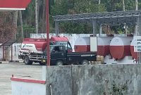 Pertamina APMS Desa Dolik, Kecamatan Gane Barat Utara. Senin, (26/10/25). Dok. Ian