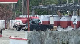 Pertamina APMS Desa Dolik, Kecamatan Gane Barat Utara. Senin, (26/10/25). Dok. Ian