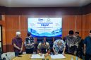 PT BRI (Persero) Tbk melalui Branch Office (BO) Ternate saat penandatanganan Nota Kesepahaman (Memorandum of Understanding/MoU) bersama Universitas Khairun Ternate, Provinsi Malut.Jumat (30/10/26). Dok. Agis.
