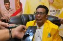 Makmur Gamgulu, Bakal calon ketua DPD II Partai Golkar Kota Ternate. Sabtu, (10/10/26). Dok. Agis. 