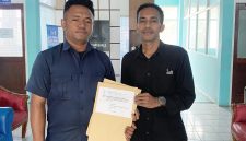 Kuasa hukum Abdullah Bandang, mantan Plt Direktur Utama Perusahaan Umum Daerah Air Minum Ake Gaale Kota Ternate, Syahrul Yasim, S.H.,. 