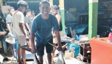 Ketua Koperasi Sigaro Malaha Mandiri, Salman, di Kelurahan Makasar. Minggu, (18/10/26). Dok. Istimewa. 