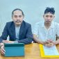 Kuasa Hukum CV Lexios Jaya Utama, perusahaan lokal asal Kao, Kabupaten Halmahera Utara. Bagian Kiri, Junaidi J. Badjo, S.H. dan bagian kanan, Julfandi Gani, S.H., Senin, (19/10/20). Dok. Istimewa. 