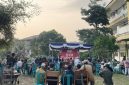 Suasana kegiatan Memperingati Hari Sumpah Pemuda di Kampus B FISIP UMMU, Ternate, yang di laksanak depan kampus B lantai satu, di Rabu (28/10/26). Dok. Dali Boi Mahasiswa UMMU Jurusan sosiologi. 
